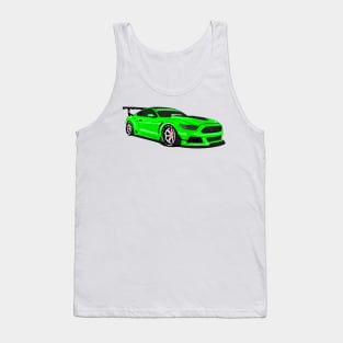 MUSTANG WIDEBODY LIME Tank Top